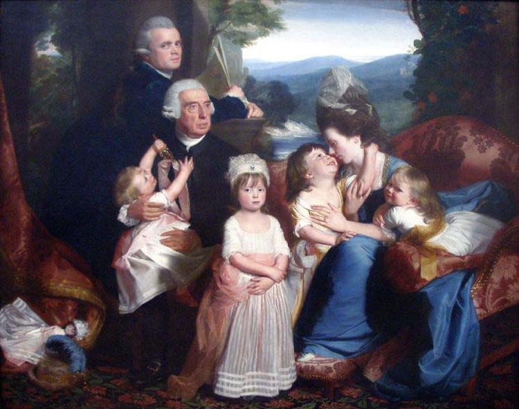 John Singleton Copley Portrait of the Copley family France oil painting art